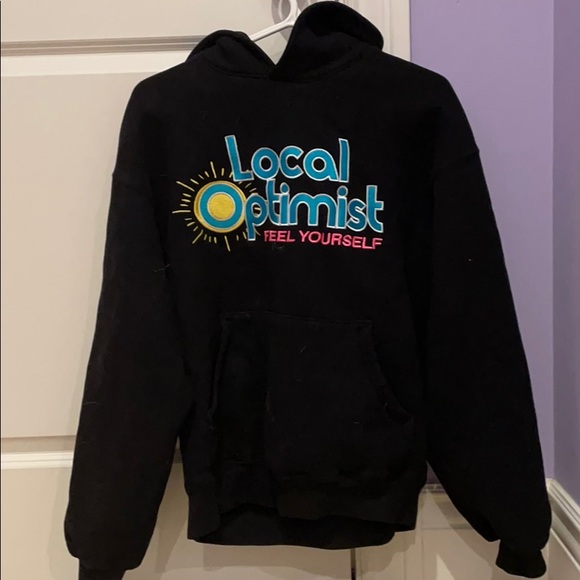Madhappy Tops - Madhappy local optimist feel yourself hoodie